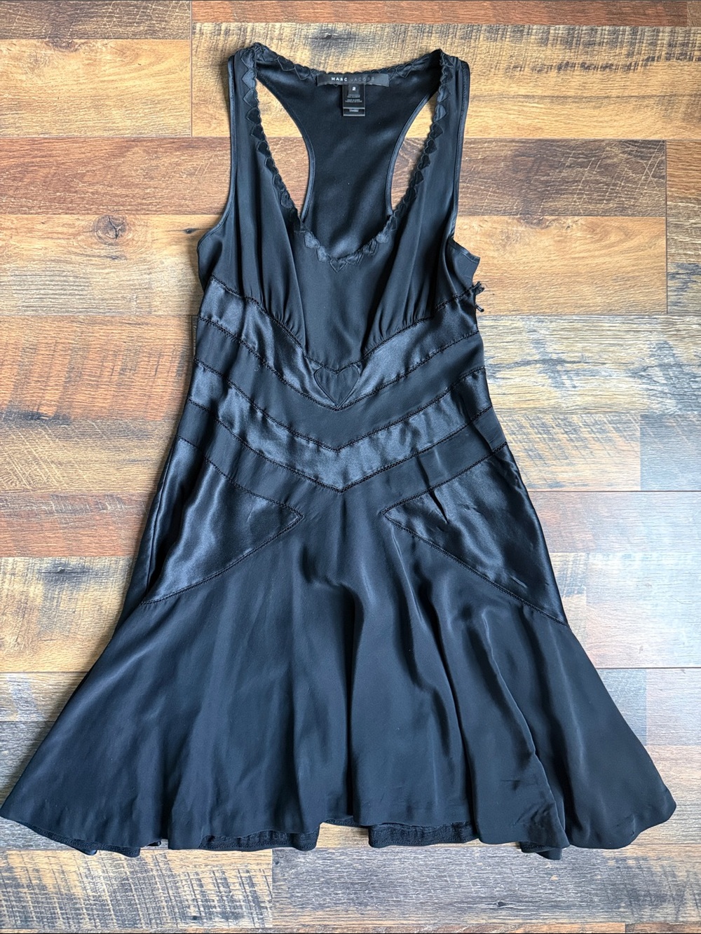 Marc Jacobs Y2K Silk Heart Dress Rare